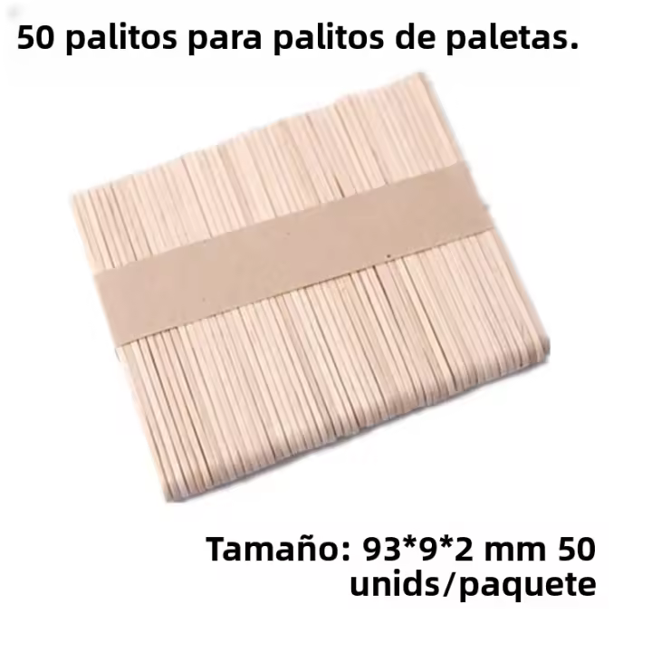 Molde De Helado De Silicona Con Palitos De Popsicle De Madera Para Verano 4 Celdas Estilo Variado Eco-amigable Y Stockado - 1
