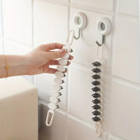 Cepillo De Limpieza Flexible 1pc Con Cerdas Suaves Para Rincones Multifuncional Compacto Y Conveniente Para Fregadero - details 6