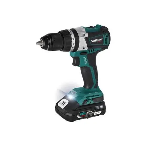 Taladro percutor brushless vatton 20v 1 batería 2.0ah - 1