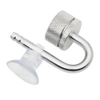 Difusor De CO2 Para Acuario Con Regularizador De Solenoide Y Atomizador De Burbujas Suction Cup Para Plantas Plata - details 4