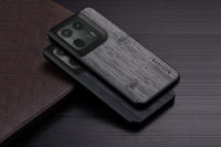Funda De Lujo Para Motorola Edge 50 Fusion X50 Ultra 50 pro 5G Estilo Madera De Bambú Diseño Elegante Resistente a Arañazos Y Huellas Cubierta De Cuero TPU Doble Capa - details 1