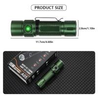 3 LED Super Bright Mini LED Flashlight 2000LM Portable EDC Flashlight TYPE-C Rechargeable IP68 Camping Light with Battery Display - details 0