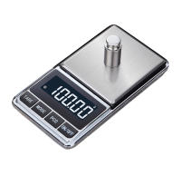 Báscula De Joyería Electrónica De Precisión Mini Para Cocina Con Peso De 0.01/0.1g Pantalla LED De Acero Inoxidable - details 10