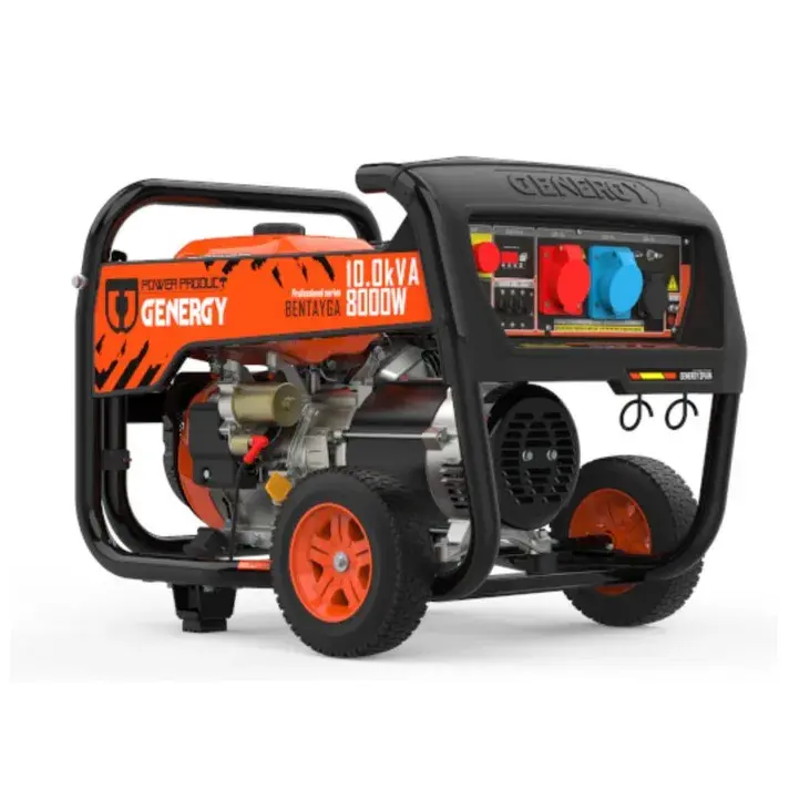 Genergy Bentayga Generador eléctrico trifásico de arranque automático con motor a gasolina de 8000 W 11035 - 1