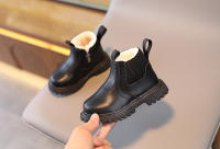 Botas De Invierno Para Niños Y Niñas Con Cierre De Cremallera Y Material Impermeable Acolchado Con Veludo Y Algodón Botines Cálidos Para Bebés Talla True Fit - details 3