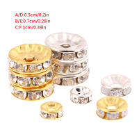 100pcs De 5/7/10mm Discos Redondos De Cristal Con Rhinestone De Acero Inoxidable 316 Para La Fabricación De Joyas Pulsera DIY - details 9