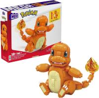 MATTEL MEGA CONSTRUX WONDER BUILDERS POKEMON CHARMANDER JUMBO - FIGURA DE CONSTRUCCION - TAMAÑO 25CM APROX. - 750 PIEZAS - details 0