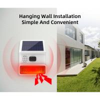 Alarma Solar Inalámbrica 433MHZ Con Sonido Y Luz Flash Para Exterior Sistema De Seguridad Hogar PGST GSM Silbato De Alarma - details 1