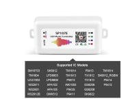 Controlador De Música LED SP107E Para Tira LED WS2812B Compatible Con Bluetooth SPI Control De Color Completo Dimmer 5-24V Para Salón - details 0