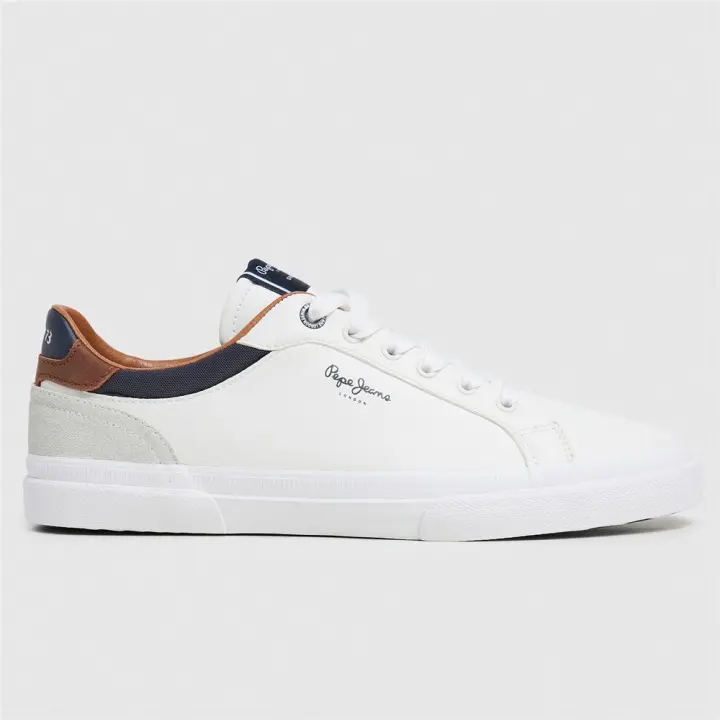 Zapatillas Casual Sneakers para Hombre  Pepe Jeans Kenton Court 800 Blanco Marino - 1