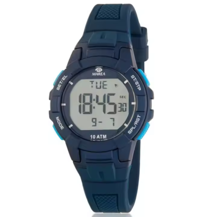 Reloj MAREA B25165/2 Niño Digital Cadete Correa Silicona Azul Oscuro - 1