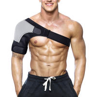 Mantillo De Hombro Ajustable De Neopreno Para Compresión Y Soporte Lumbar Correa De Almohadilla De Hombro Protección De Espalda Para Adultos Mayores De 13 Años - details 0