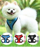 Harnés De Vests Para Perros Estilo Chaleco Collar De Tela Malla Transpirable Reflectante Para Paseos Con Línea De Ancoraje Apto Para Bulldog Y Otros Cachorros - details 0