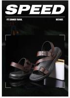 Sandalias De Verano Para Hombre Casual Deportivas PU Cuero No Eslipantes Transpirables Zapatos Romanos Playa Zapatos Del Jardín - details 5