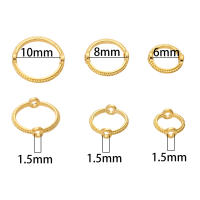 Set De 50 Piezas De Abalorios De Aleación Con Retención De Color Para Manualidades Joyería DIY Anillo De Agujero Doble Y Bola De Hilo Para Bolsos - details 3