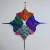 Decoración 3D De Rayo Manta En Estilo Estereoscópico Animal Oceanográfico Regalo Creativo Hecho a Mano Para Descompresión - details 1
