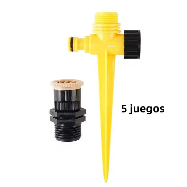 Sistema De Riego Automático 5Pcs 360° Rotación Juego De Roscado Para Jardín Agricultura Tubo Bajo Atomización Inmersión - 1