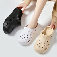 Clogs De Verano Para Mujer Con Plataforma Gruesa Y Respirables Sandalias De Jardín Con Agujeros Antideslizantes Y Ligeros Para Playa - details 1