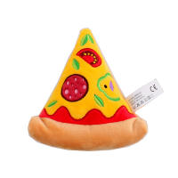 Juguete De Peluche Lindo Para Mascotas Simulación De Pizza Hamburguesa Helado Sonido Juguete Interactivo Para Perros Y Gatos - details 3