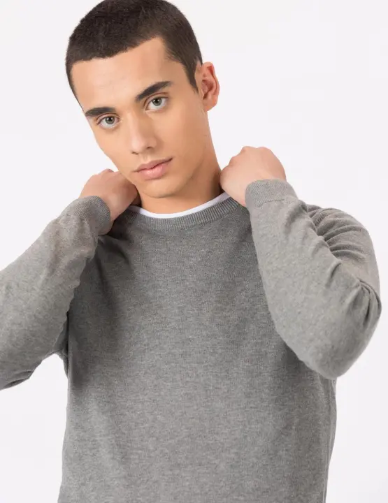 Jersey Tiffosi Boss Gris - Prenda de Entretiempo Básica - 1