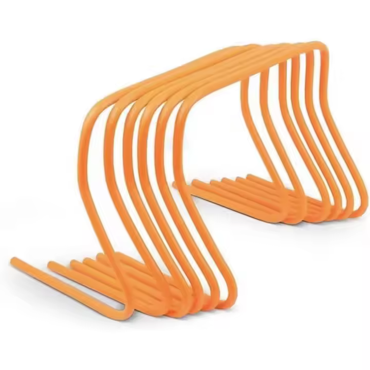 Cannon - Kit de 6 Vallas de Coordinación, Entrenamiento Deportivo, Salto de Obstáculos, Fútbol, Rugby, Canino. 30 cm PVC - 1