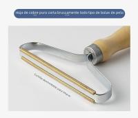 Broom De Pelusa Portátil Eliminador De Pelo De Mascotas Cepillo Manual Para Limpieza De Sofás Ropa Herramienta De Afeitado De Tela - details 1