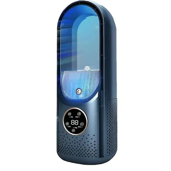 Enfriador de aire with Pantalla LED, aire acondicionado, humidificación, ventilador Eléctrico, temporizador Silencioso de 6 velocidades, ventilador humidificador - 1