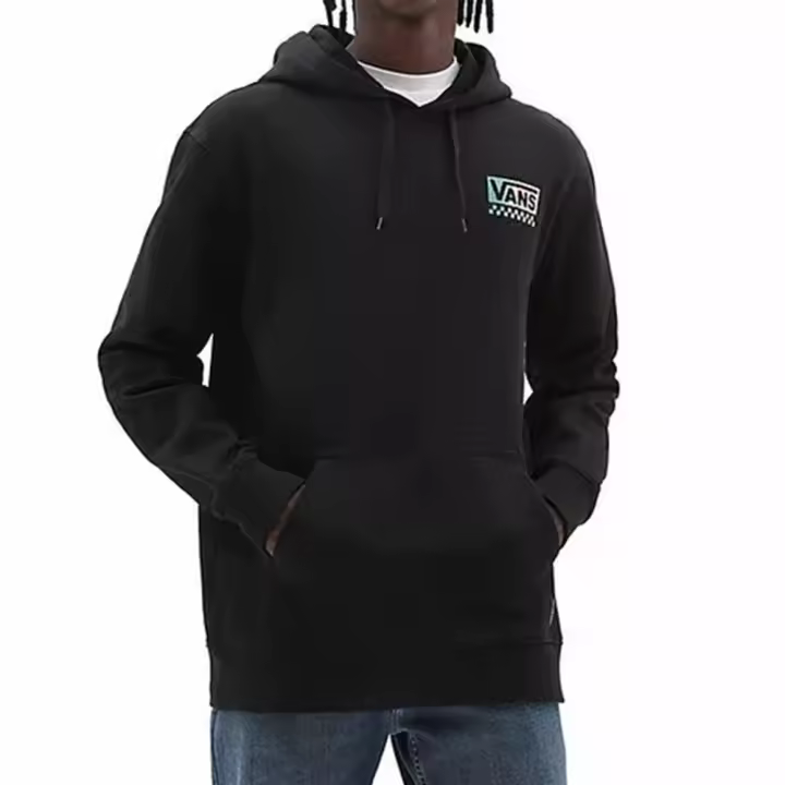 Sudadera Vans Global Stack Po-B Negro Hoodie Vn0005Hdblk1 - 1