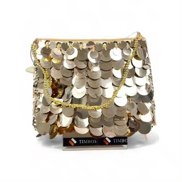 TIMBOS Bolso Fiesta Letejuelas Oro 129944 - 1