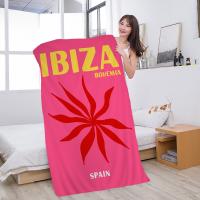 Toalla De Playa Microfibra Absorbente Suave Para Montañismo Yoga Natación Correr Toalla De Algodón Tejida Combinada Toalla De Baño Miami Beach Ibiza Capri Bondi Mykonos - details 1