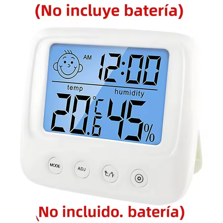 Termómetro Y Higrómetro Digital LCD Estación Climática Para El Hogar Medidor De Temperatura Y Humedad Sensor Electrónico Para Interior - 1