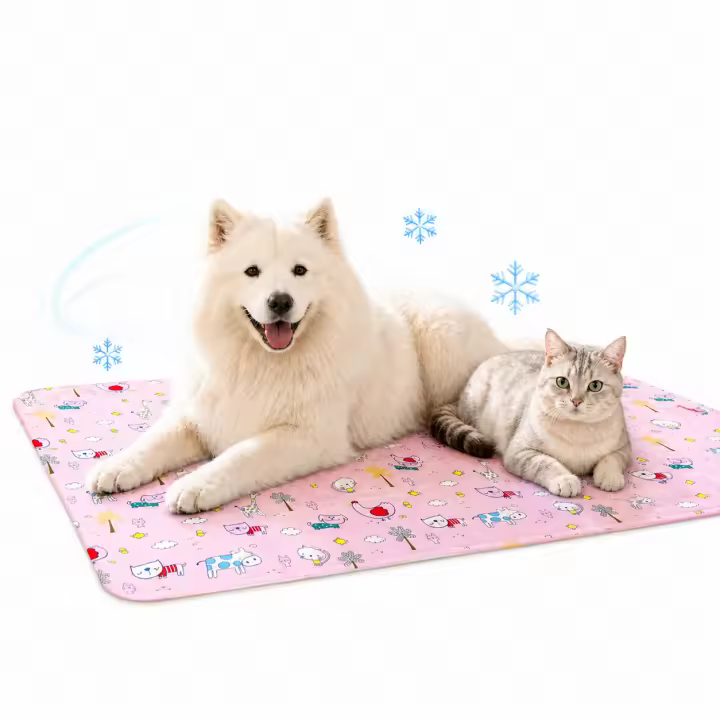 PAWDLE Alfombrilla Refrescante para Mascotas, Esterilla de enfriamiento hidratante para mascotas, Almohadilla de enfriamiento de verano para mascotas, Esterilla de enfriamiento para cama de perro/gato, Adecuada para mascotas medianas/pequeñas - 1