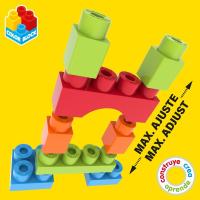 Color Baby Contenedor 80 Piezas Color Block Classic – Set de Construcción Educativo para Niños, Bloques de Colores y Formas Variadas, Ideal para Desarrollo Creativo, Habilidades Motoras y Juego Imaginativo con Almacenamiento Fácil - details 5