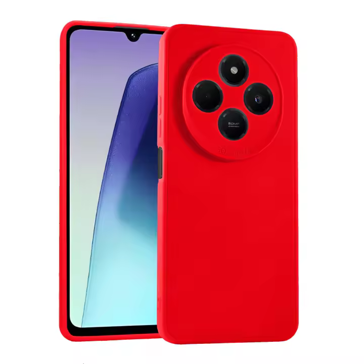 Funda Compatible Con XIAOMI REDMI 14C 4G Proteccion 3D Cubre Cámara, Carcasa, Gel TPU Silicona Suave Mate, Color Negro Azul Rojo Rosa Morado, Ajuste Perfecto, Acceso Conector Carga Auricular, Meloenvias mle26 - 1