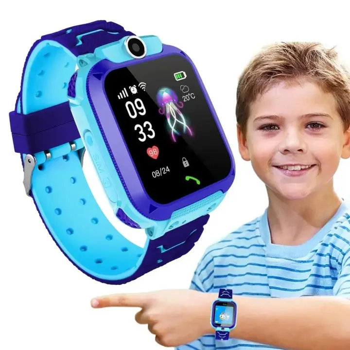 Reloj inteligente para Niños, SOS, GPS, rastreador de ubicación, voz, llamada, Chat, Cámara - 1