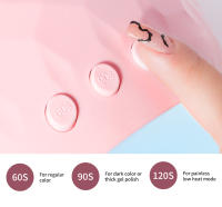 Lámpara Profesional Para Uñas UV LED Con Timer Lámpara De Secado De Arte De Uñas Ligera Para Secado Rápido De Toda Gel De Uñas Herramienta De Cuidado De Uñas - details 4