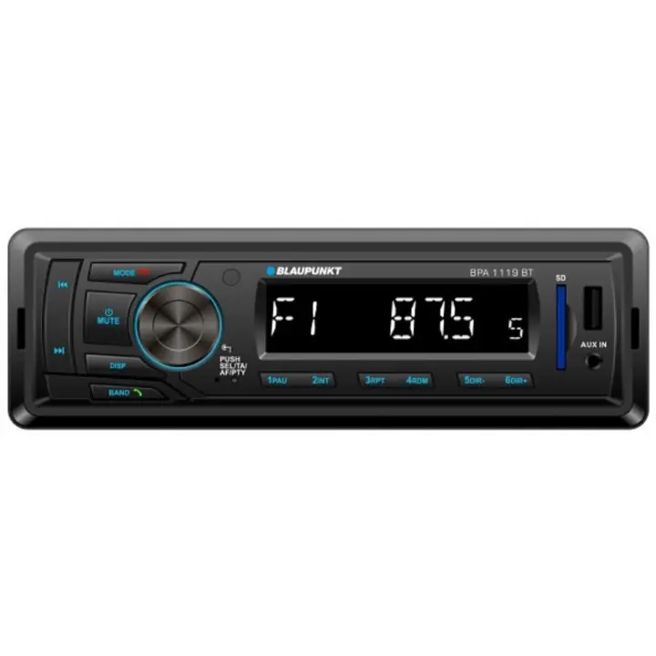 Autorradio BLAUPUNKT BPA1119BT Color Negro, 1 DIN, - 1
