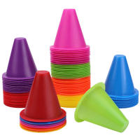 Marcadores De Patinaje En Plástico De 8cm Conos De Entrenamiento Para Fútbol Y Roller Accesorios De Obstrucción En Carretera - details 0