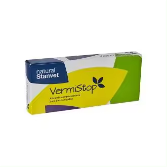 Laboratorio Stangest Antiparasitario Intestinal para Aves Vermistop Stangest 20 Comprimidos - Protección Integral - Salud óptima - Fácil de Administrar - Seguro y Confiable - Prevención Duradera - 1