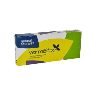 Laboratorio Stangest Antiparasitario Intestinal para Aves Vermistop Stangest 20 Comprimidos - Protección Integral - Salud óptima - Fácil de Administrar - Seguro y Confiable - Prevención Duradera - 1