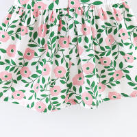 Conjunto De Vestido Y Bolso Para Bebé Niña Verano Estampado De Flores Sin Mangas Cuello Alto Princesa Ropa Infantil Talla True Fit - details 11