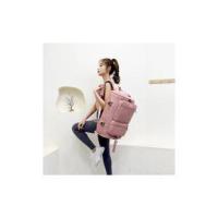 Bolsa de fitness, Bolsa de viaje Ligera y portátil para entrenamiento Deportivo para Mujer, Bolsa de Natacion para yoga con separación en seco y húmedo, mochila para hombres, Negra - details 2