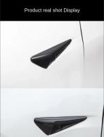 Cubierta Protectora De Cámara Lateral Para Coche ABS Fibra De Carbono Compatible Con Tesla Model 3/Y/X/S 2017-2022 Cubierta De Señal De Giro - details 4