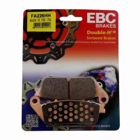 PASTILLA FRENO MOTO SINTERIZADA EBC FA226HH - 1