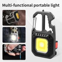 Luz LED Recargable Ultra Pequeña Para Llave De Herramientas Portátil Para Camping Y Trabajo Con Luz COB Y Destornillador - details 0