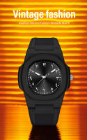 Reloj De Moda Nautilus Para Hombre Deportivo Y Casual Resistente Al Agua Correa De Silicona Suave Y Cómoda Movimiento De Cuarzo - details 0