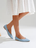 Bailarinas con punta para mujer, Zapatos Mary Jane, Elige una talla más Pequeña - details 7