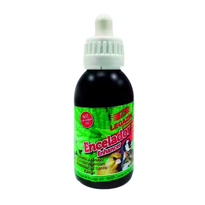 Encelador LEGAZIN con ortiga + Vitamina Plus E+ maca para aves 120 ml - 1
