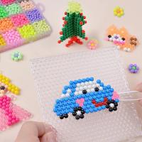 Kit De Manualidades DIY Con Cuentas Adhesivas De Agua 4.5mm Set Creativo Para Refill Juguete 3D PUZZLE Para Niños De 3-6 Años Material Plástico - details 0