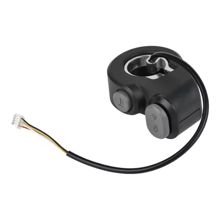 Interruptor de señal de giro de bocina original para patinete eléctrico Ninebot Max G2 Kickscooter, botón de manillar, interruptor de encendido y apagado de luz de campana, piezas - 1